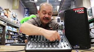 Video thumbnail for Review of the Alto LIVE1202 how to hook up your Audio Mixer 12 channel with USB by expert island