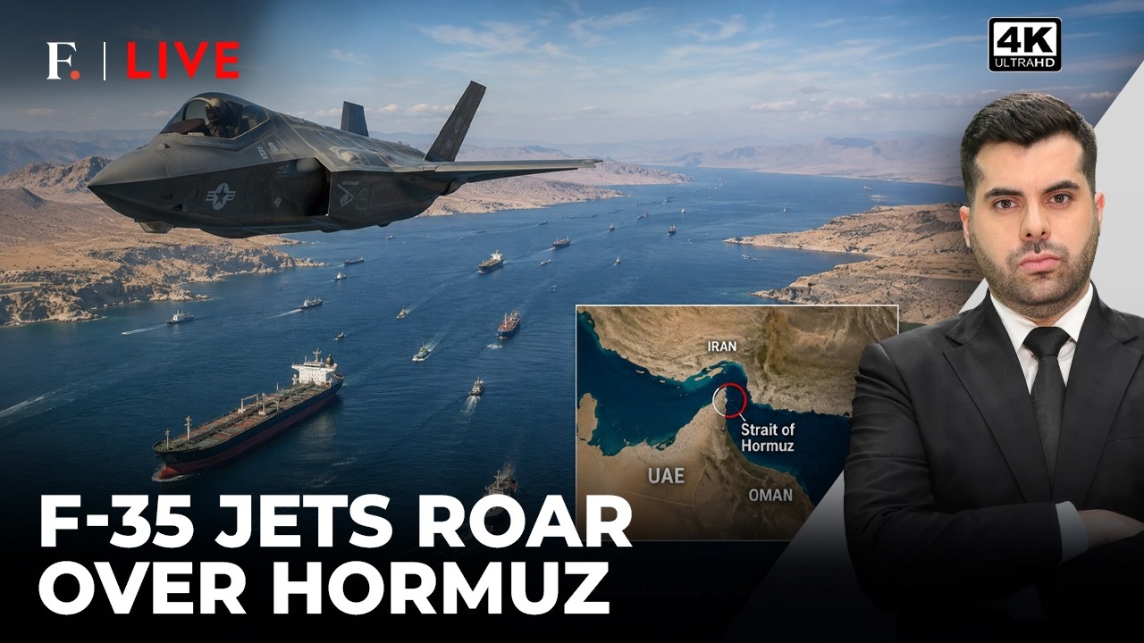 US Deploys F-35 Fighter Jet Near Hormuz As Trump Weighs Iran Action | Firstpost Live | 4K