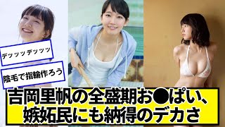 吉岡里帆の全盛期、嫉妬民にも納得のデカさ【ネットの反応】#美女bra