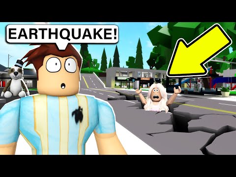 I Made EARTHQUAKE UPDATE In Roblox Brookhaven..