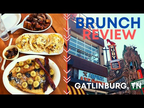 RUBY SUNSHINE RESTAURANT IN HEART OF GATLINBURG, TN | FULL BRUNCH REVIEW WITH FOOD AND DRINKS