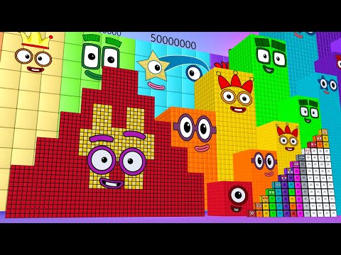 Numberblocks Puzzle Step Squad 1,300 100,000 130,000,000 BILLION BIGGEST Numberblocks Number Pattern