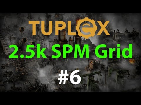 Factorio 2,500 SPM Grid Megabase #6 - Uranium processing