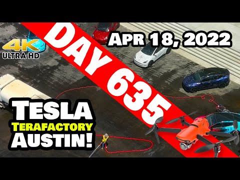 SIGNATURE MODEL Ys AT GIGA TEXAS! - Tesla Gigafactory Austin 4K  Day 635 - 4/18/22-Tesla Terafactory