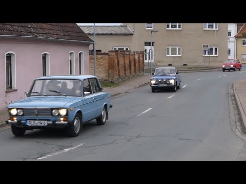 Oldtimer Kolonne in Groß Germersleben