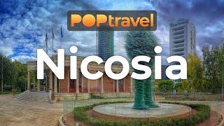 Walking in NICOSIA / Cyprus - Both Zones - 4K 60fps (UHD)