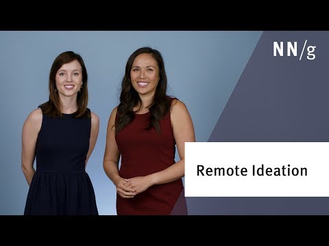 Remote Ideation: Synchronous vs. Asynchronous - NN/G