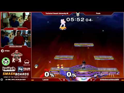 TSU6 - Lacon (Marth) Vs. ichhebeeuchinssbn64 (Cpt.Falcon) - Pools