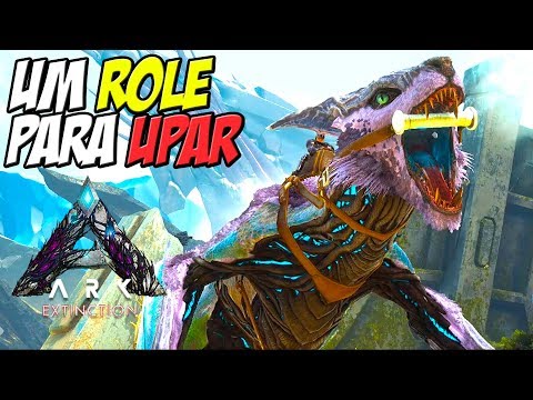 DANDO UM ROLE PARA UPAR O MANAGARMR!!! - ARK EXTINCTION 09