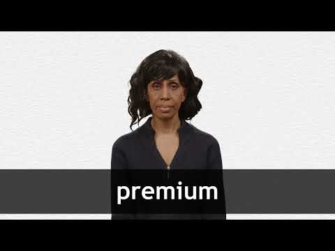 Premium  meaning of Premium 