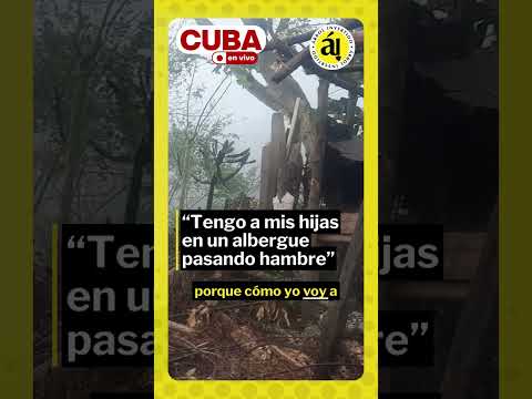 CUBA EN VIVO | Fredy Frómeta y su familia sin hogar en Santiago de Cuba (desde huracán Melissa)