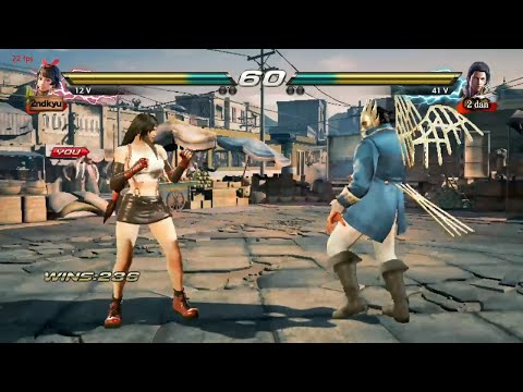 205_2 Tifa Josie vs Claudio - Tekken 7 ( Uchiha x24 ) Online PC sin grafica