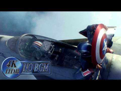 Sam & Falcon vs. Rogue Jets Fight Scene [Celestial Island] [No BGM] Captain America: Brave New World