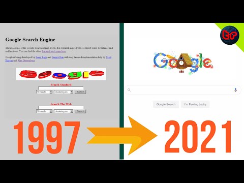 Evolution of Google 1997 to 2021 | Timeline