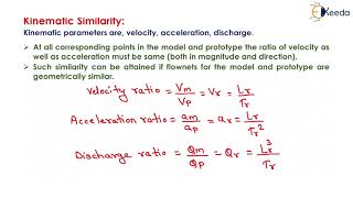 Dimensionless Numbers and Model Analysis - Dimensional Analysis - Applied Hydraulics