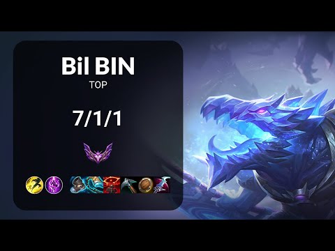 Bil Bin Renekton vs Vladimir TOP - KR MASTER Patch 14.17