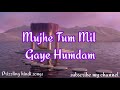 Mujhe Tum Mil Gaye Humdam Song With Lyrics