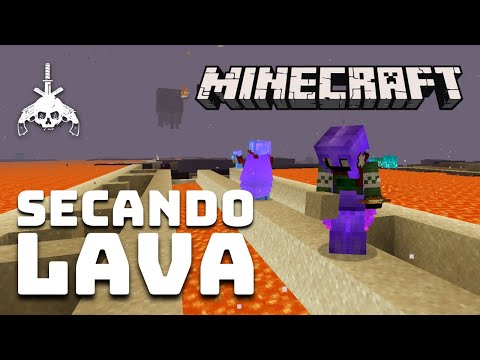 🔴Live - MINECRAFT: SECANDO Oceano de LAVA no NETHER (PT-BR)