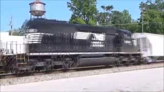 preview picture of video 'NS 6920 Veterans Unit Leading NS 373 in Bartow, GA 5/17/14'