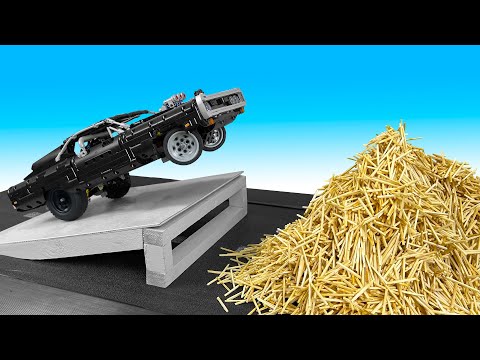 Dom’s Dodge Charger VS Ramps – Lego Technic CRASH Test / Fast & Furious