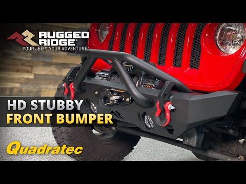 Rugged Ridge HD Stubby Front Bumper for Jeep Wrangler & Gladiator