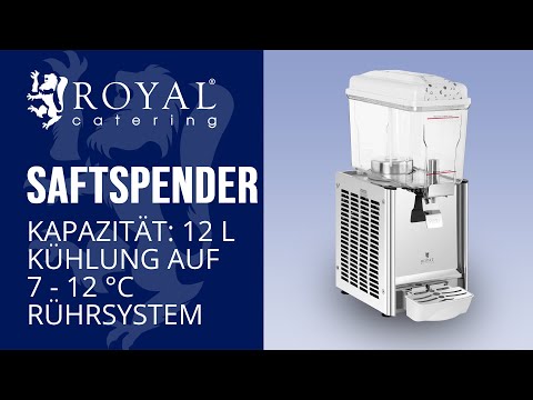 Video - Saftspender - 12 L - Kühl- und Rührsystem