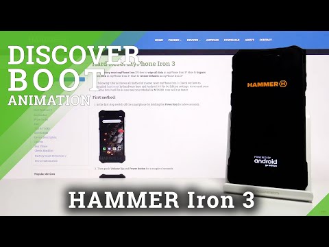 myPhone Hammer Iron 3 Boot Animation | Startup Sound