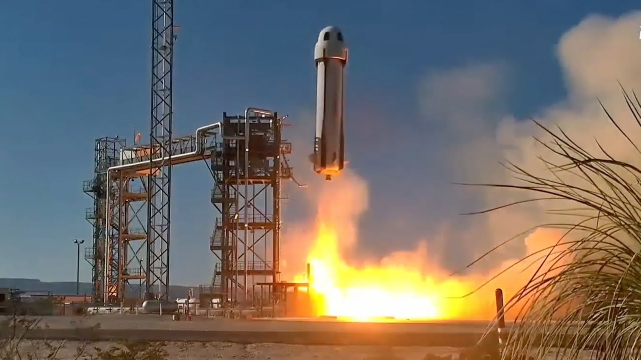 Blastoff! Blue Origin debuts 2nd human-rated New Shepard rocket