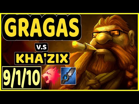 DJOKO (GRAGAS) vs KHA'ZIX - 9/1/10 KDA JUNGLE GAMEPLAY - EUW Ranked GRANDMASTER