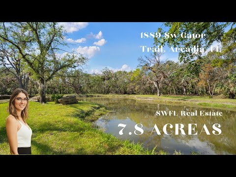 7.8 acres of land for sale! Arcadia FL - 1889 SW Gator Trail