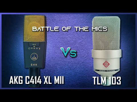 Neumann TLM 103 vs AKG 414 XL MII Review / Test / Comparison