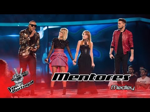 Marisa Liz, Anselmo Ralph, Aurea e Mickael Carreira cantam medley | Gala | The Voice Portugal