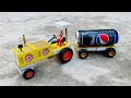 How To Make Matchbox Water Tank Tractor Trolley DIY Tractor Science Project