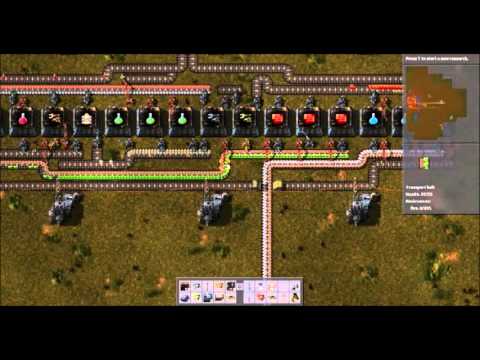 [Factorio] Red/Green/Blue Science Pack Factory