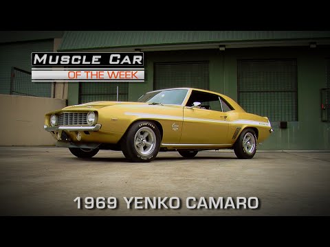 Olympic Gold 1969 Yenko Camaro 427 Muscle Car Of The Week Video Episode #165