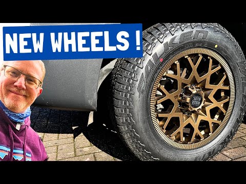 We fit ROGUE ALLOYS ALL TERRAIN WHEELS & TYRES to our Campervan - Falken Wildpeak AT3WA