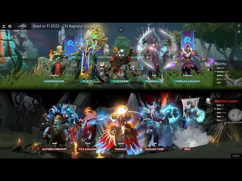 The International 2023  |  China Qualifier  |  Invictus Gaming (0) vs Azure Ray (1) - Game  2
