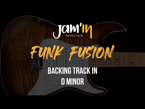Funk Fusion Guitar Backing Track in D Minor
