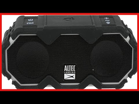Altec Lansing Mini LifeJacket Jolt Bluetooth Speaker with Qi, Wireless, Waterproof, Portable,