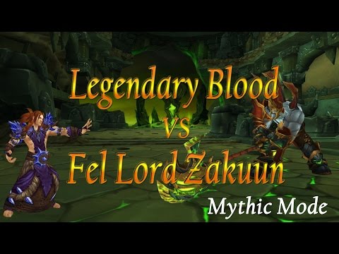 Fel Lord Zakuun (Mythic Mode) - Shadow Priest PoV (Legendary Blood)