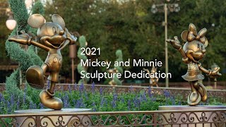 2021 - Mickey Mouse and Minnie Mouse Sculpture Dedication