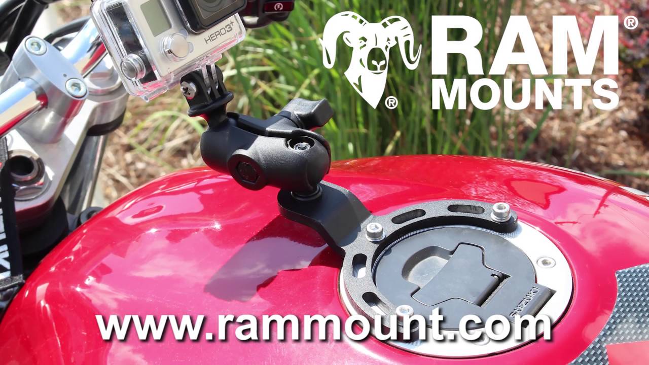 RAM Mounts X-Grip® Soporte de celular grande con anclaje base para tapa de Estanque Pequeña