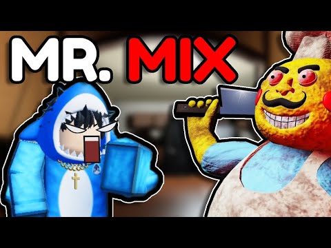 A FAT CHEF TRIED TO COOK ME IN ROBLOX MR. MIX…