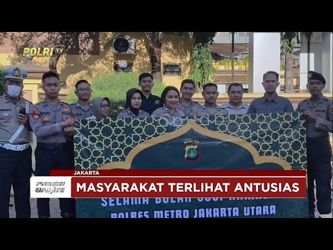 PRESISI UPDATE: POLRES METRO JAKUT BAGIKAN TAKJIL GRATIS DI JALAN YOS SUDARSO 13/03/25 08.00