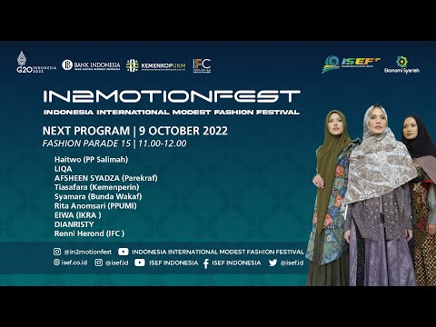 Live Stream INDONESIA INTERNATIONAL MODEST FASHION FESTIVAL IN2MOTIONFEST - Fashion Parade 15