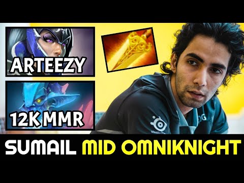 SUMAIL ARTEEZY vs 12,000 MMR QUINN — Random Omniknight vs Leshrac