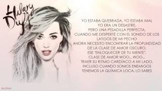Hilary Duff  - Rebel Hearts (Letra En Español)