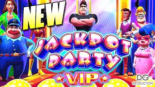 🚨BRAND NEW BIGGEST JACKPOT PARTY VIP REVEAL LIVE SLOT MACHINE LAS VEGAS CASINO BOOGIE DANCE FUNKY