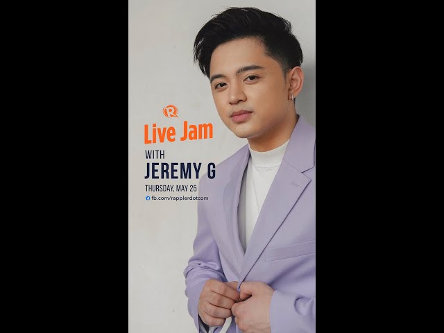 [WATCH] Rappler Live Jam: Jeremy G