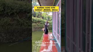 Download lagu Funny moment when a wife is annoyed at her husband for constantly fishing ‼️ #lol #funny #wife #l... mp3